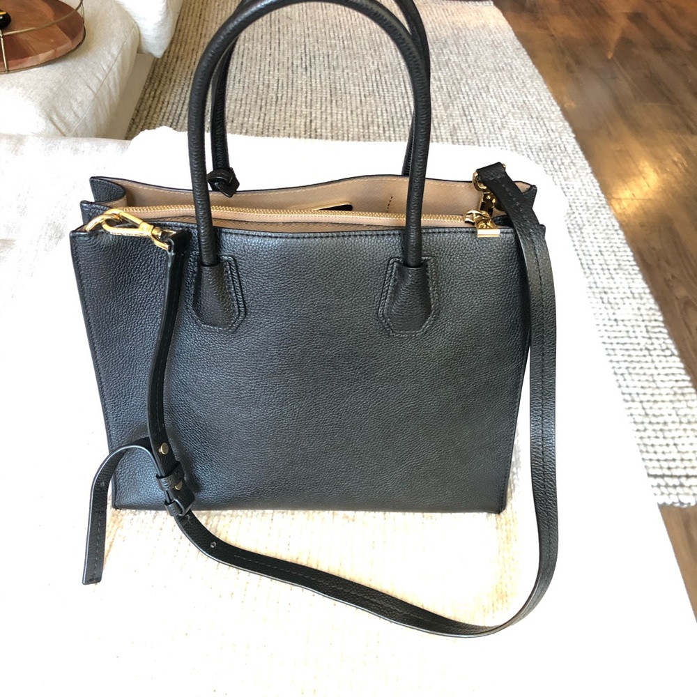 Michael Kors Large Mercer Conv Tote black leather - Picture 2 of 6